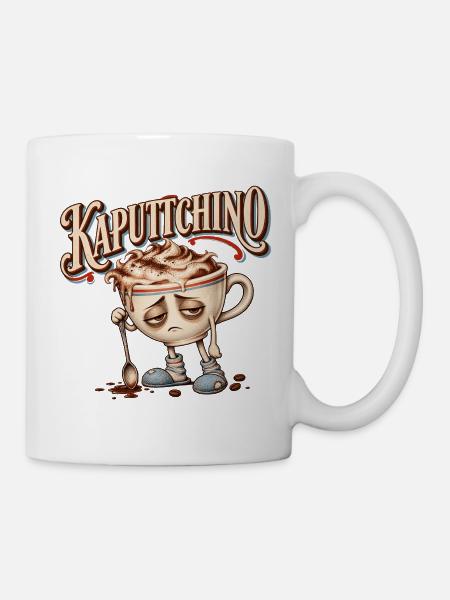 Kaputtchino - Tasse - Weiß