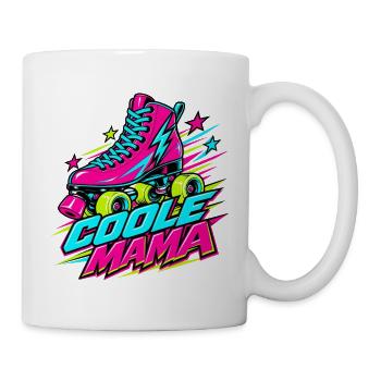 Neon Roller Mama - Tasse - Weiß - Rechts