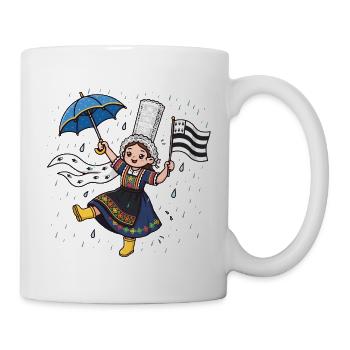 Bigouden Breton Bretagne - Tasse - Weiß - Rechts