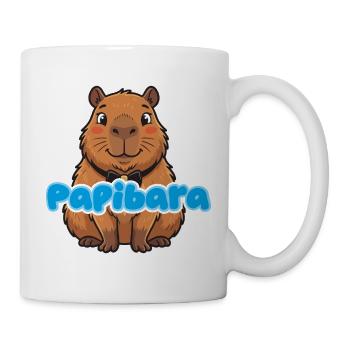 Papibara Capybara - Tasse - Weiß - Rechts
