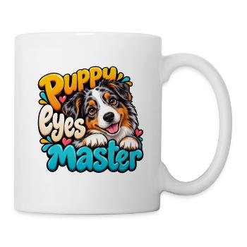 Australian Shepherd - Tasse - Weiß - Rechts