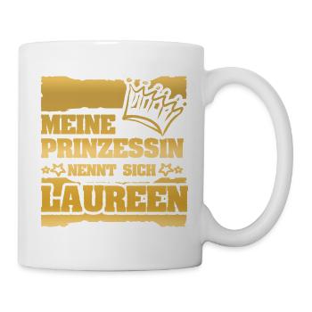 Spruch Laureen - Tasse - Weiß - Rechts