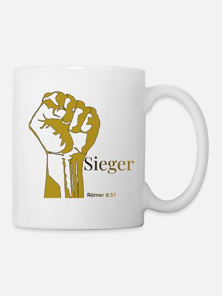 siegreich - Tasse - Weiß