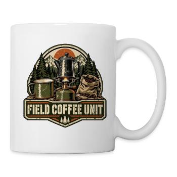 Field Coffee Unit – Retro-Campingkaffee - Tasse - Weiß - Rechts