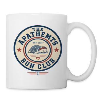 Schildkröten Run Club - Tasse - Weiß - Rechts