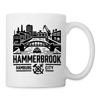 Hammerbrook Hamburg Hafen City Süd - Tasse - Weiß - Rechts