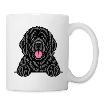Neufundländer - Tasse - Weiß - Rechts