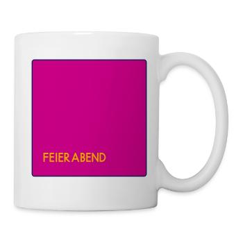 Feierabend - Tasse - Weiß - Rechts