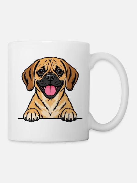 Puggle - Tasse - Weiß