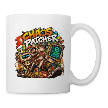 Postapokalyptische Welt× Technologie und Code - Tasse - Weiß - Rechts