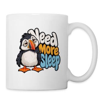Puffin - Tasse - Weiß - Rechts