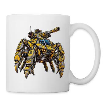 Schlacht-Worn_Spider_Tank_Mech - Tasse - Weiß - Rechts