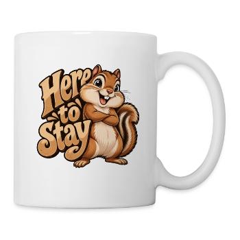 Streifenhörnchen - Tasse - Weiß - Rechts