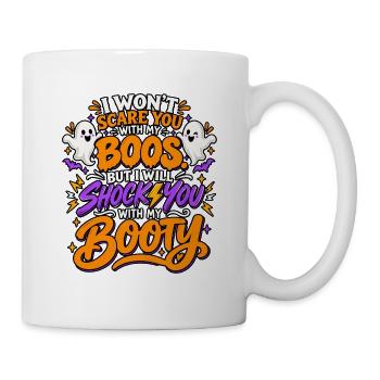 Boos und Booty Halloween-Grafik - Tasse - Weiß - Rechts