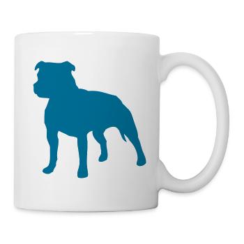 staffbullv1 - Mug blanc - blanc - Droite