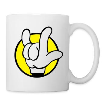 i love you sign - Tasse - Weiß - Rechts