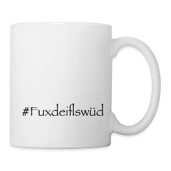 Fuxdeiflswüd Mundart und Dialekt - Tasse - Weiß - Rechts