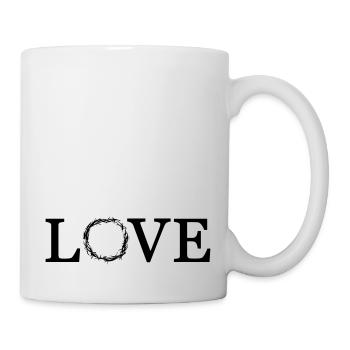 L'amour - Mug blanc - blanc - Droite