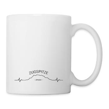 Zugspitze 2.962m pulse - Mug - white - Right
