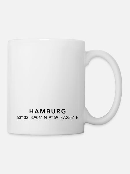 HAMBURG - Tasse - Weiß