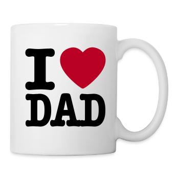 i love dad FR - Mug blanc - blanc - Droite