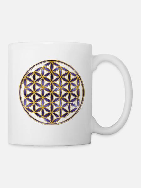 Flower of Life - Universe - Tasse - Weiß