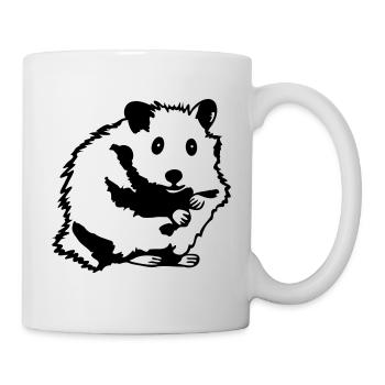 sitting Hamster - Mug - white - Right