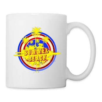 Summer Beach 02 - Tasse - Weiß - Rechts