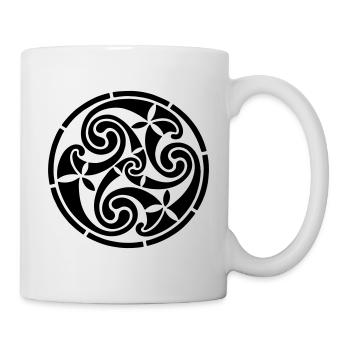 "Celtic" Coil - Tasse - Weiß - Rechts