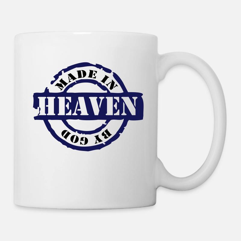 Made by God - Mug - white