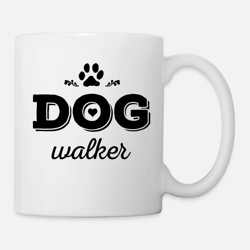 Dog shirt, DOG walker - Mug - white