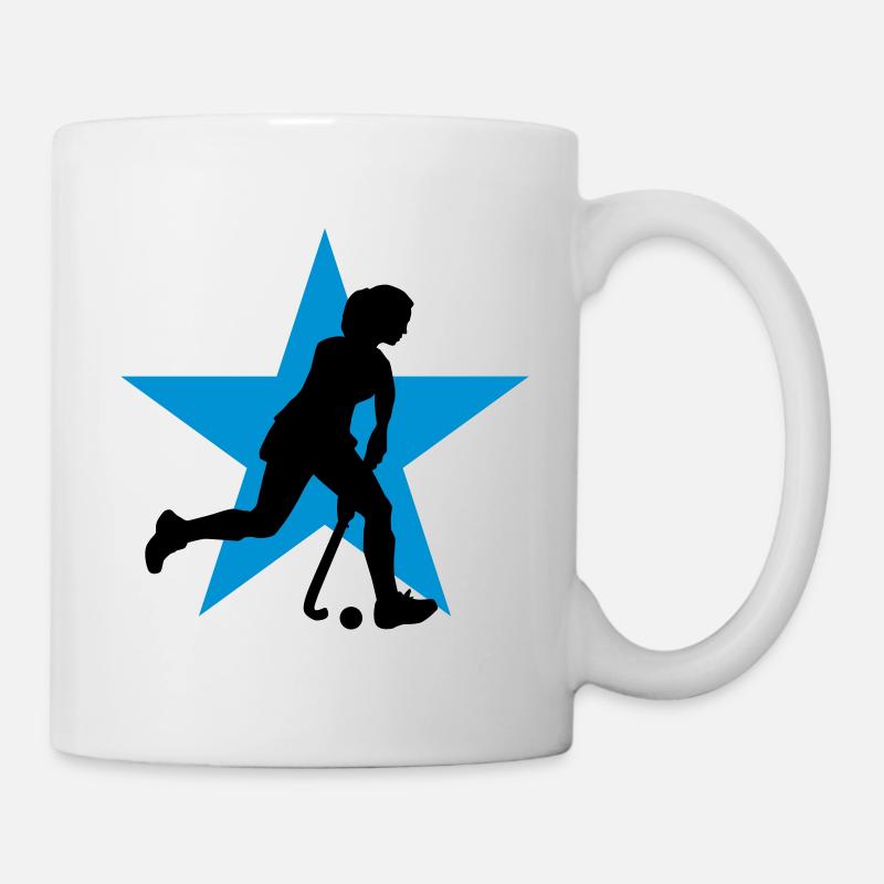hockey_woman_c_2c - Mug blanc - blanc