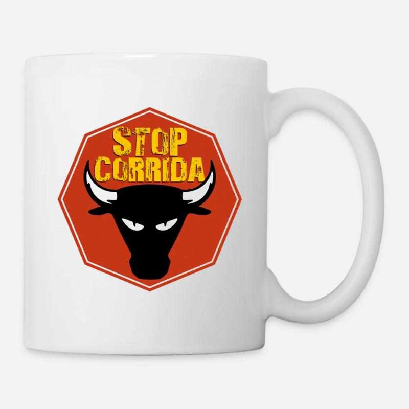 Stierkampf zu stoppen - Tasse - Weiß