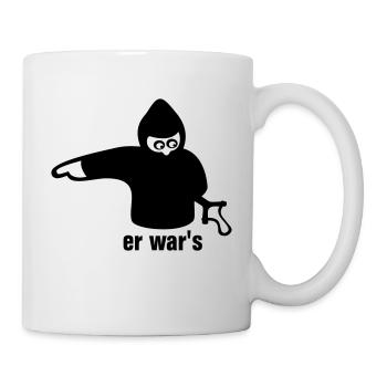 he's it - left - Mug - white - Right
