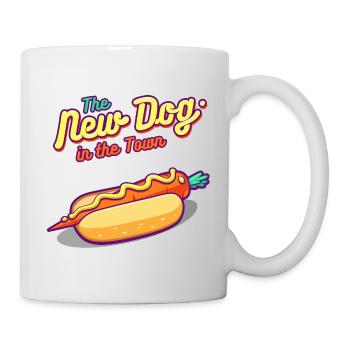 The New Dog in the Town - Mug - white - Right