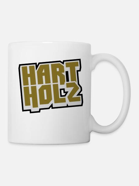 HARDWOOD Logo - Mug - white