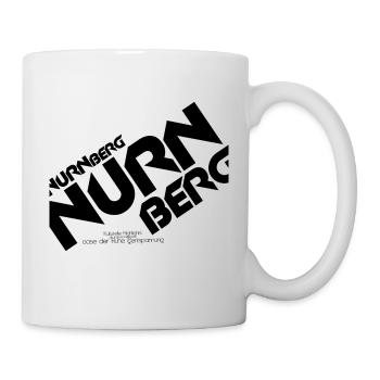 Nürnberg - Tasse - Weiß - Rechts