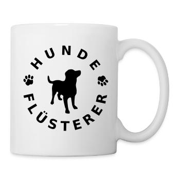 Hundeflüsterer mit Hund 1C - Tasse - Weiß - Rechts