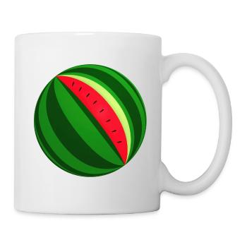 Pastèque - Mug blanc - blanc - Droite