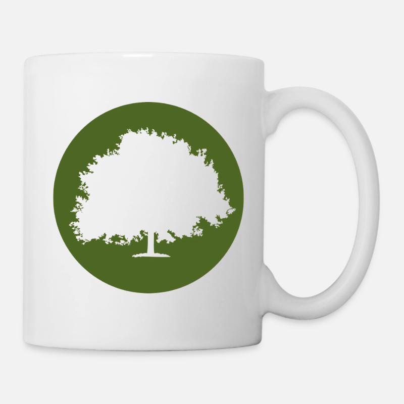 Baum - Tasse - Weiß