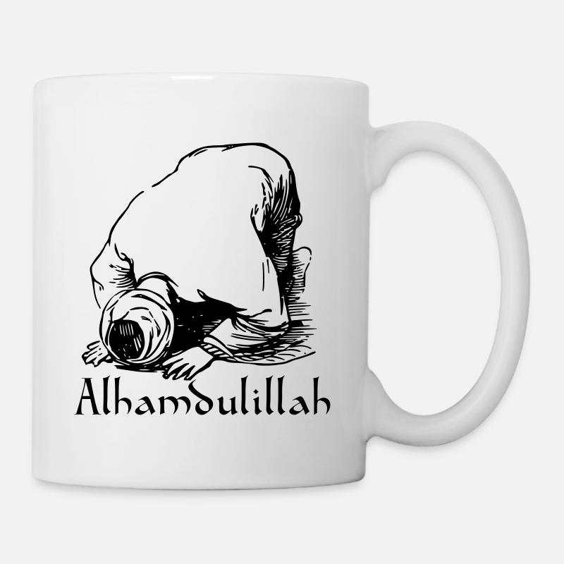 ISLAM MOSLEM ALLAH T-SHIRT - Tasse - Weiß