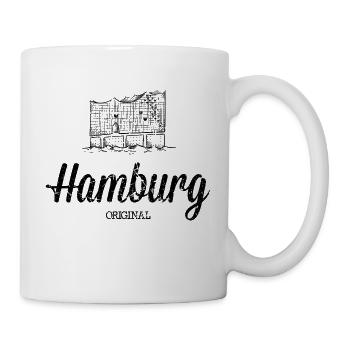 Hamburg Original Elbphilharmonie - Tasse - Weiß - Rechts