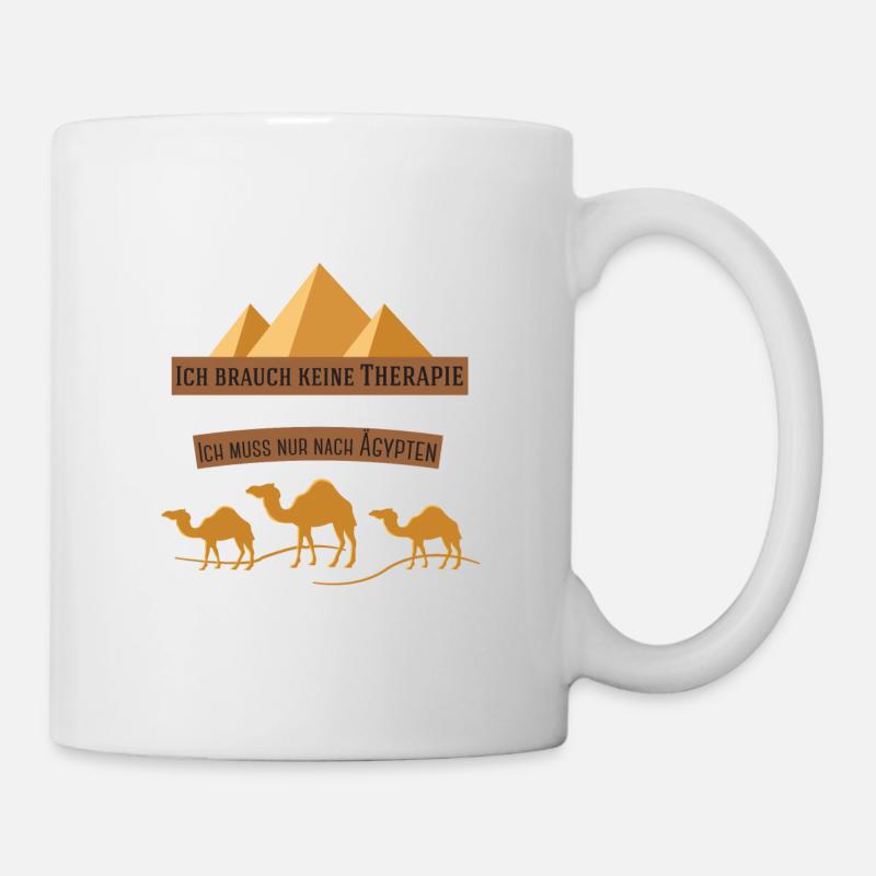 thérapie egypte - Mug blanc - blanc