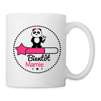 Bientôt mamie,grand-mère - Mug blanc - blanc - Droite
