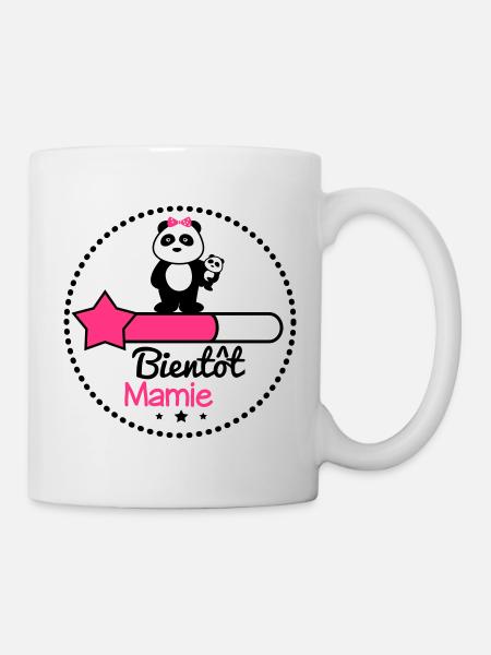 Bientôt mamie,grand-mère - Mug blanc - blanc