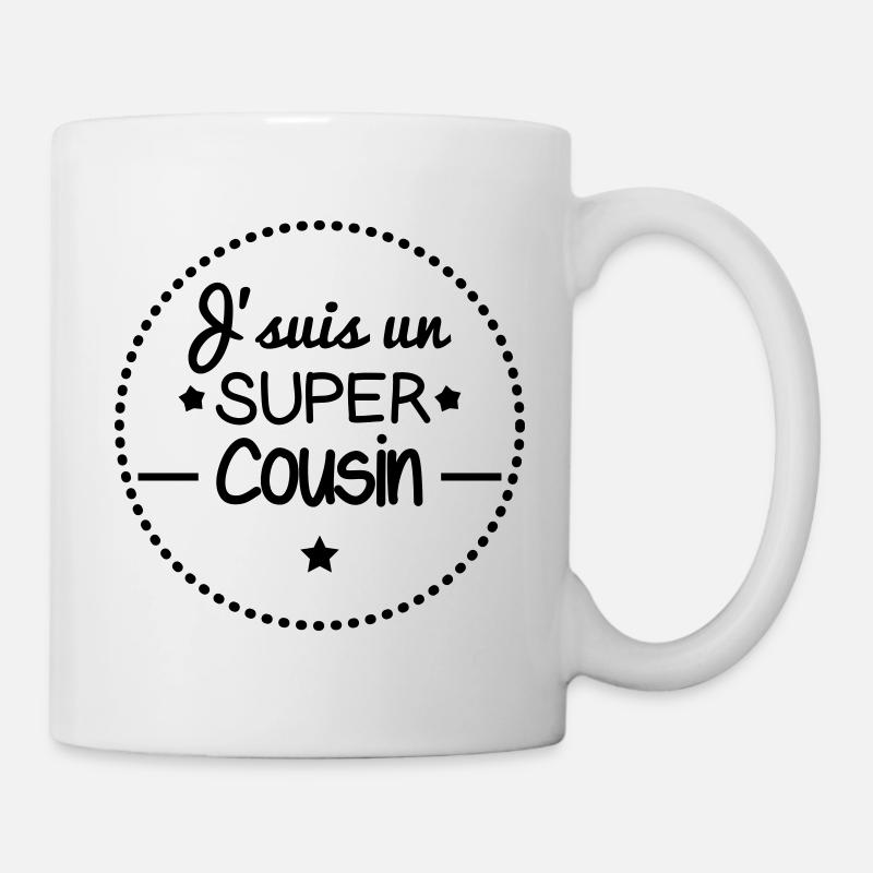 Super cousin, cadeau cousin - Mug blanc - blanc