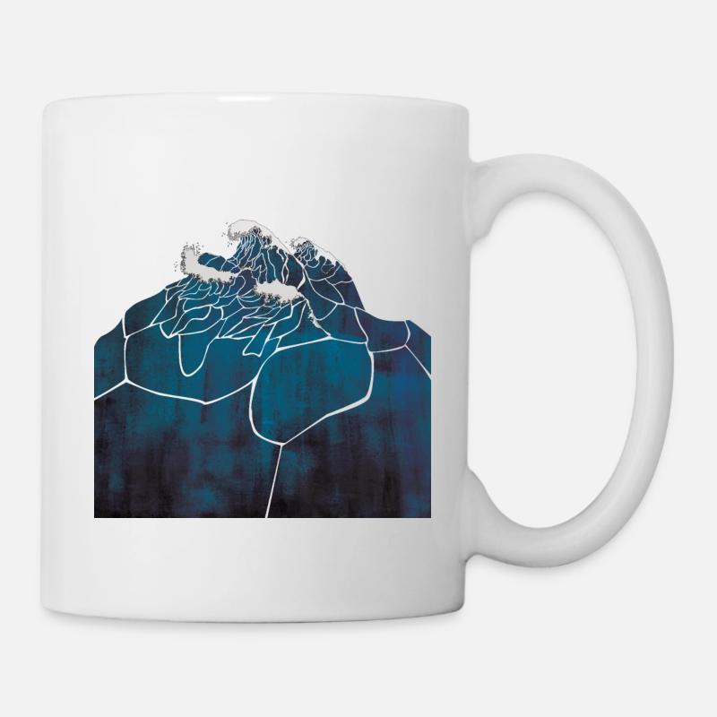 deep Blue - Mug - white