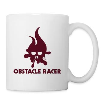 Hindernis Racer Elemente - Tasse - Weiß - Rechts
