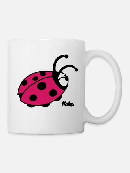 Marienkäfer (c) - Tasse - Weiß