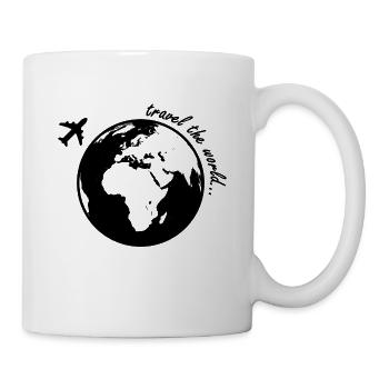 Travel the world - great gift idea for travelers - Mug - white - Right